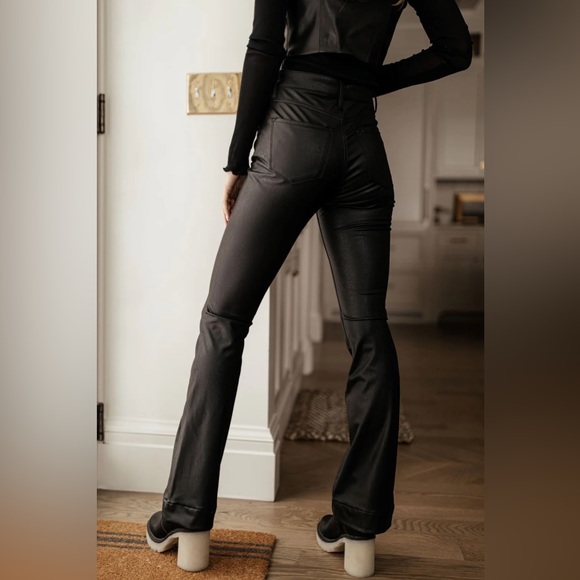 BOHME - Kancan Vegan Leather Pant in Black - Picture 3 of 11
